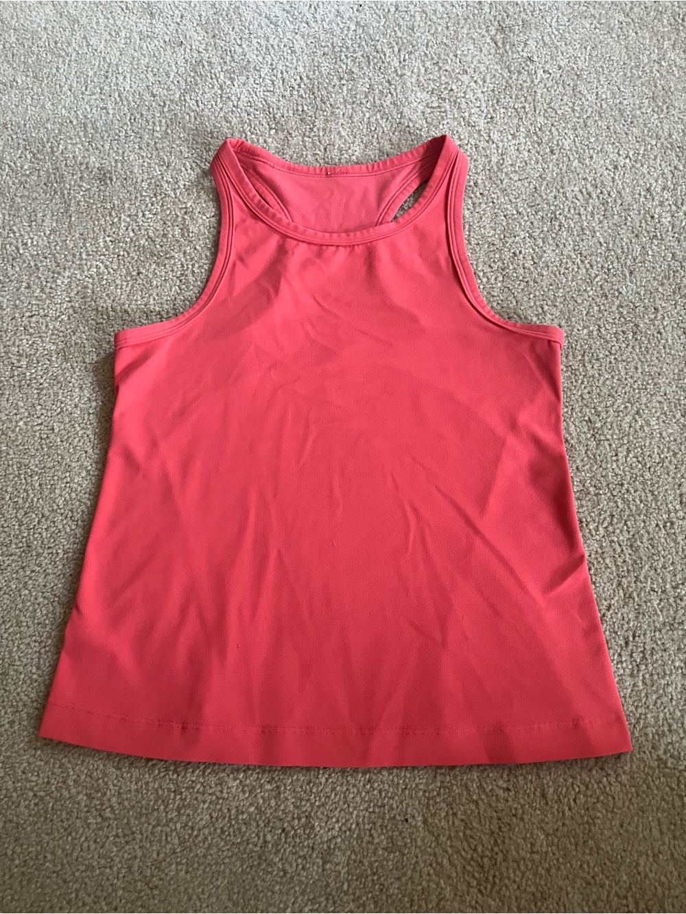 Lululemon coral pink tank top